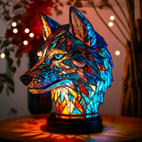 Bezaubernde Wolf-Lampe Bo