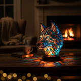 Bezaubernde Wolf-Lampe Bo
