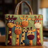 Gesteppte Tasche - Girafe