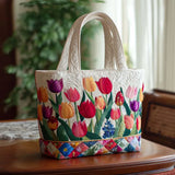 Gesteppte Tasche - Jardin de Tulpen