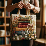Handgefertigte gesteppte Tasche - Blumenmuster