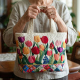 Gesteppte Tasche - Jardin de Tulpen