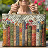 Gesteppte Tasche - Verzauberte Bibliothek