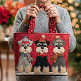 Handgefertigte Tasche - Trio de Schnauzers